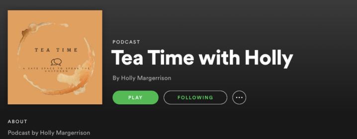 Tea Time with Holly: podcasts